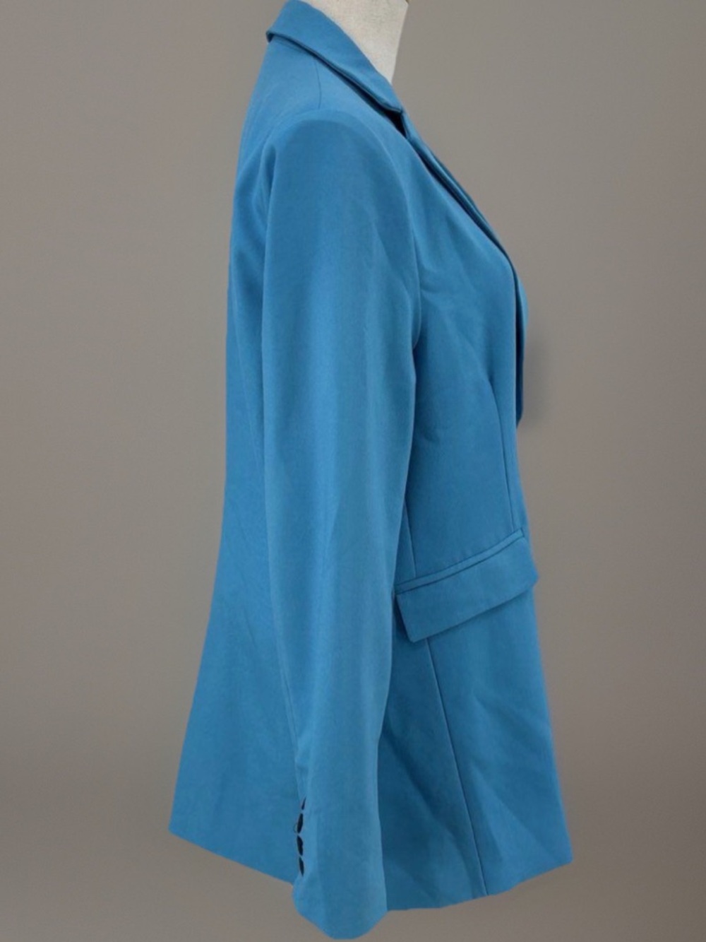 Deluc Women's Single-Button Notch Lapel Blazer in Sky Blue - Picture 5 of 9